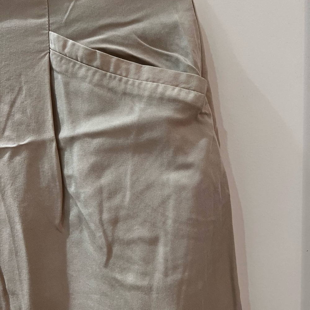 Zara Tan Wide Leg Pants